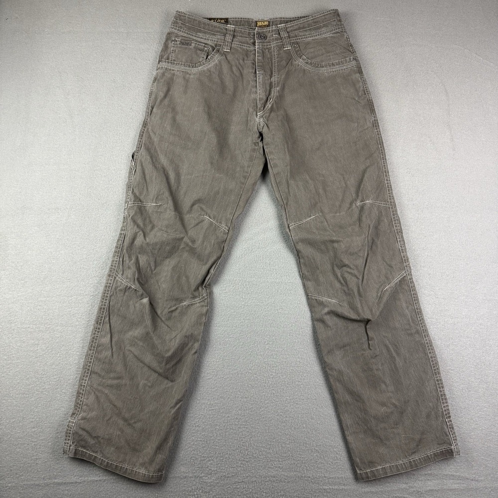 Kuhl Revolvr Pants Mens 30x30 Brown Crag Series‎ Hiking Outdoor Work Canvas